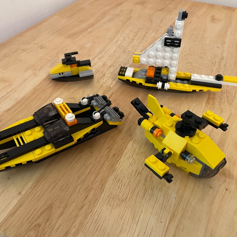 🍦FREE w/$15🏖️ Lego Creator Sea Machines (4505)